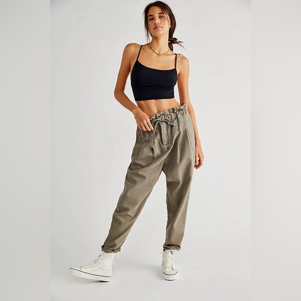 FREE PEOPLE MARGATE PLEATED TROUSER